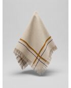 Serviette imprimé Ray beige - 40x40x2cm