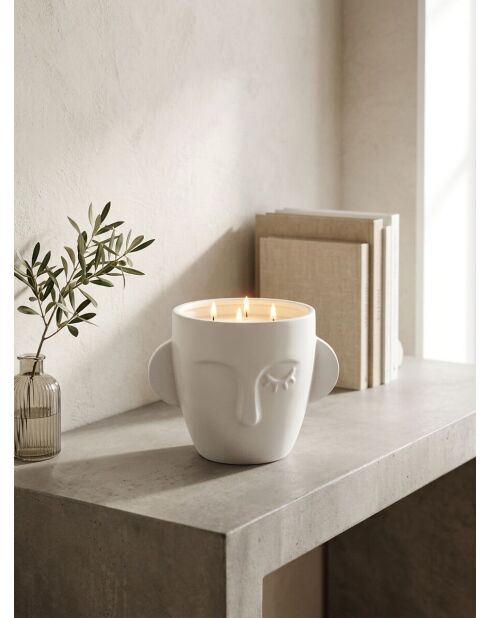 Bougie parfumée blanc - 520g