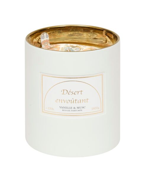 Bougie parfumée en céramique Lucia Vanille - 1800g