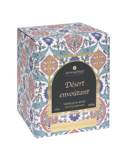 Bougie parfumée en céramique Lucia Vanille - 1800g