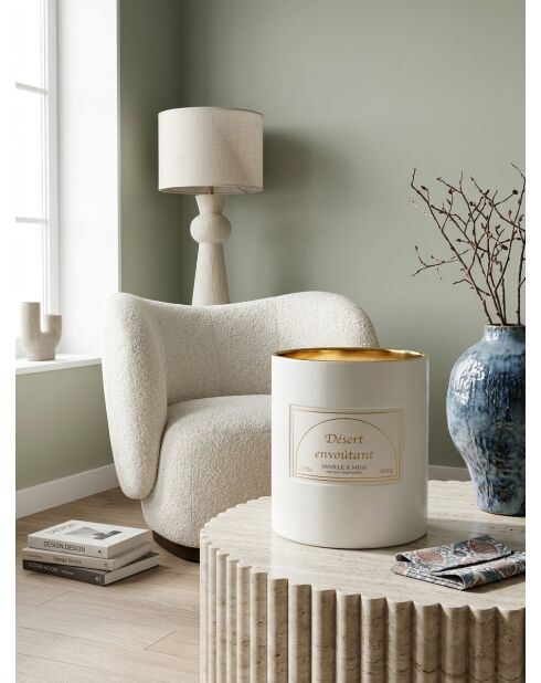 Bougie parfumée en céramique Lucia Vanille - 1800g