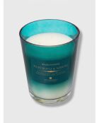 Bougie parfumée en verre bleu canard - 855g