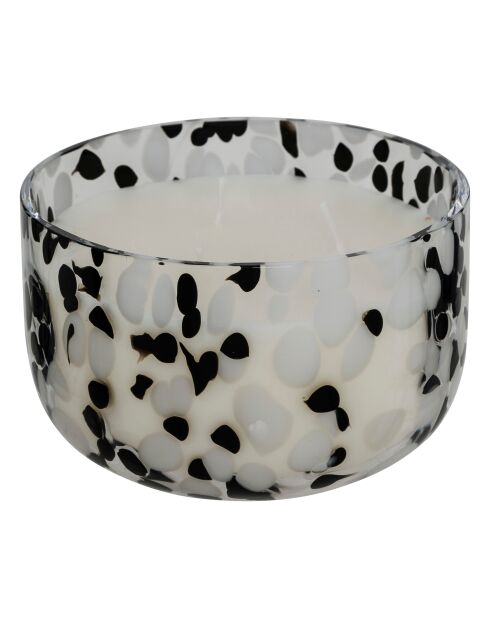 Bougie parfumée Mancha noir / blanc - 540g