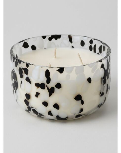 Bougie parfumée Mancha noir / blanc - 540g