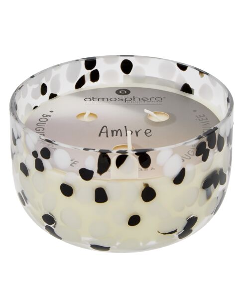 Bougie parfumée Mancha noir / blanc - 540g