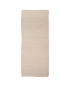 Tapis effet laine Volna taupe - 80x200cm