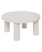 Table basse Tella ivoire