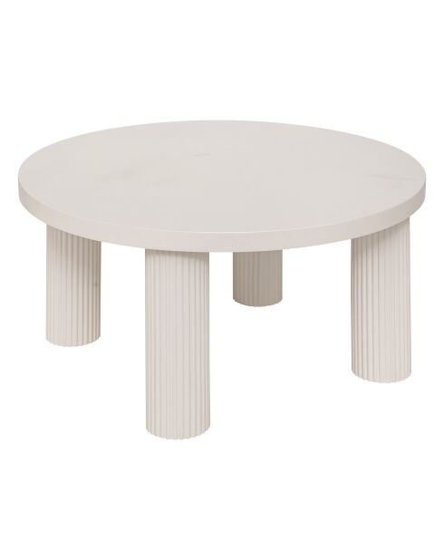 Table basse Tella ivoire