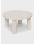 Table basse Tella ivoire