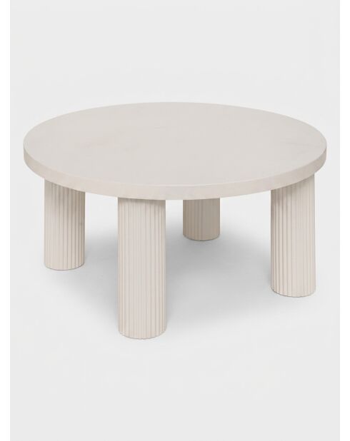 Table basse Tella ivoire