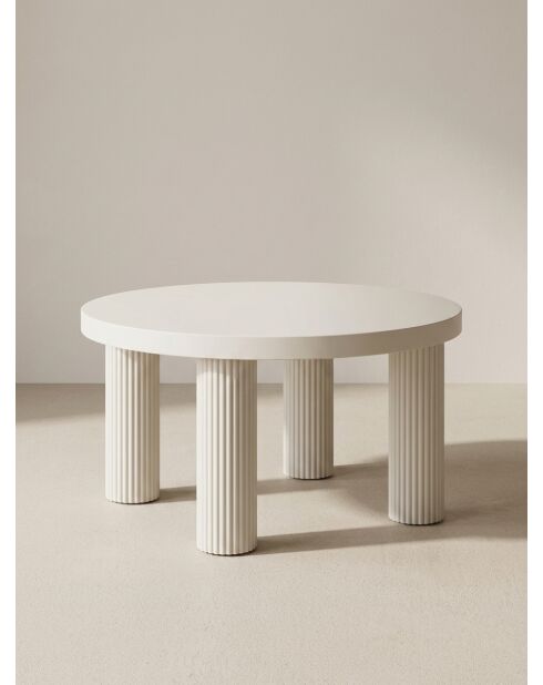 Table basse Tella ivoire