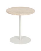 Mesita de madera travertina Celen - D.40 x H.45 cm
