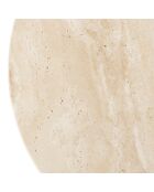Mesita de madera travertina Celen - D.40 x H.45 cm