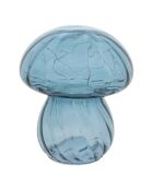 Lampe fantaisie champignon bleu - H. 15cm