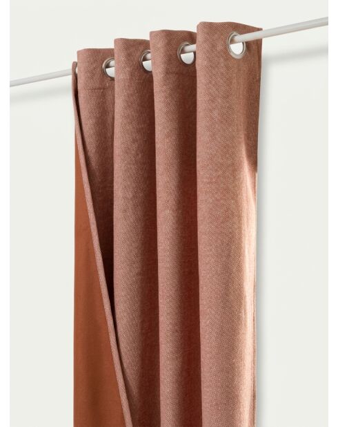 Rideau isolant Kys ambre - 140x260cm