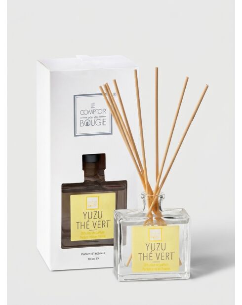 Diffuseur en verre Elea Yuzu  jaune - 160ml