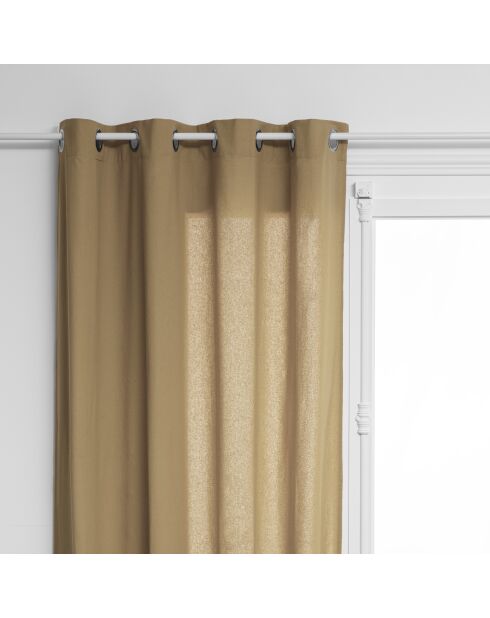 Tenda in lino beige - 135x240cm