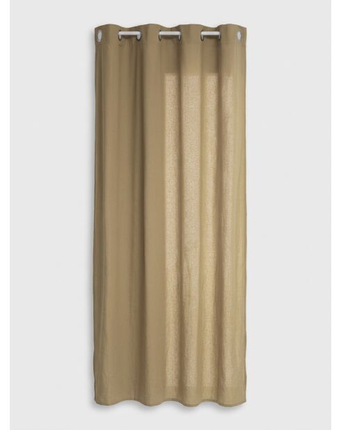 Tenda in lino beige - 135x240cm