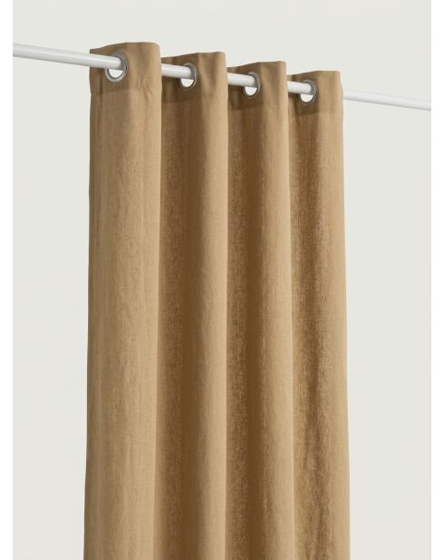 Tenda in lino beige - 135x240cm