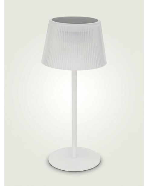 Lampe extérieur katy blanc - H. 30cm