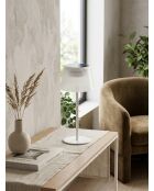 Lampe extérieur katy blanc - H. 30cm