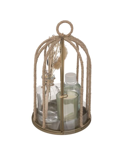 Coffret de bougie paola jasmin vert