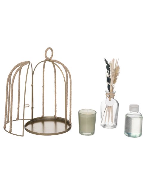 Coffret de bougie paola jasmin vert