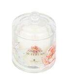 Bougie parfumée en verre rose - 240g
