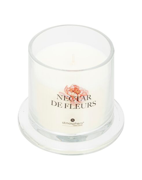 Bougie parfumée en verre rose - 240g