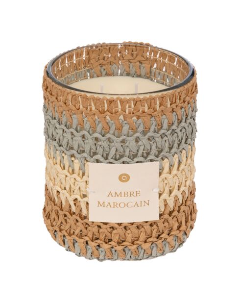 Bougie parfumée Zaya multicolore - 470g
