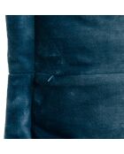 Coussin flanelle Cuddly bleu égéen - 53x53cm