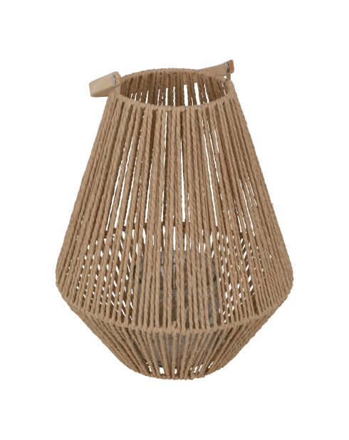 Lanterne ross marron - H. 31cm