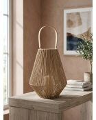 Lanterne ross marron - H. 31cm