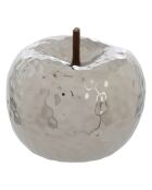 Déco à poser Pomme Pamela argent - H.14cm