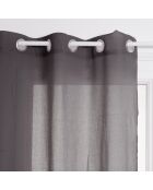 Tenda trasparente Ana grigia - 140x240cm