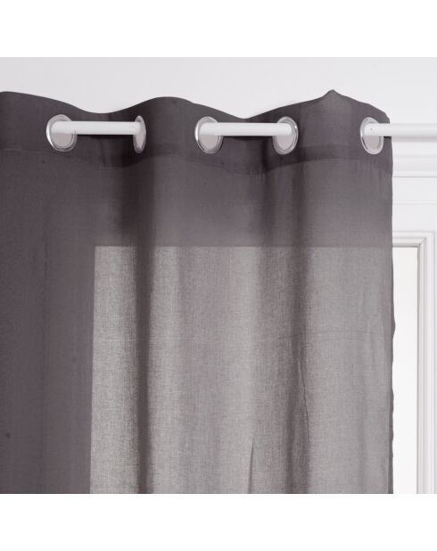 Tenda trasparente Ana grigia - 140x240cm