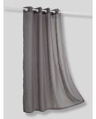 Tenda trasparente Ana grigia - 140x240cm