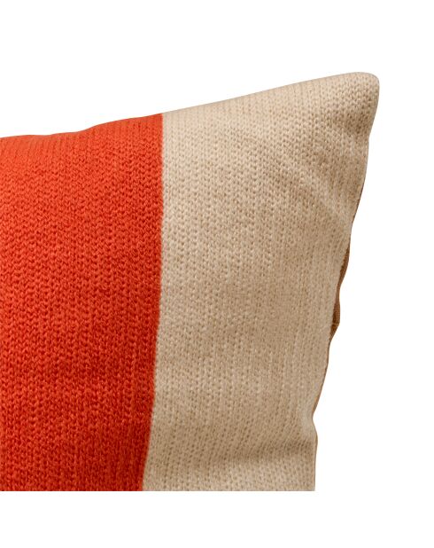 Coussin Brod Hary marron caramel - 45x45cm