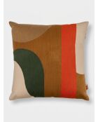 Coussin Brod Hary marron caramel - 45x45cm