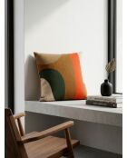 Coussin Brod Hary marron caramel - 45x45cm