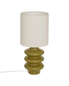Lampe à poser Vinus vert kaki - H.45 cm