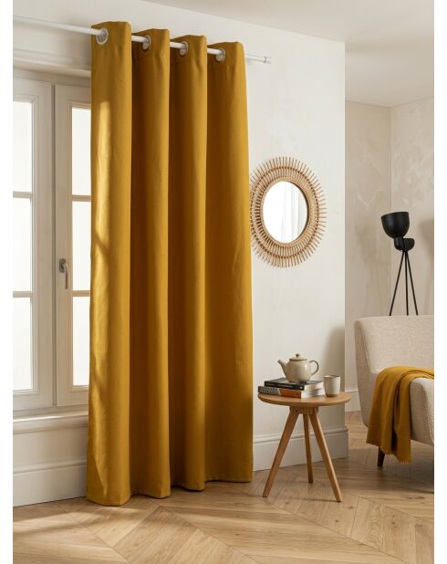 Tenda isolante gialla Isa - 140x260cm
