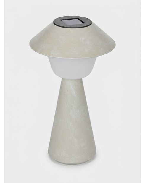 Luminaire extérieur sol Damon beige - H. 31cm