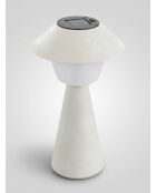 Luminaire extérieur sol Damon beige - H. 31cm