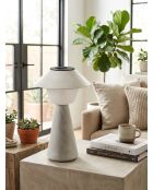 Luminaire extérieur sol Damon beige - H. 31cm