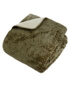 Plaid Lyno verde kaki - 130x170cm