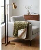 Plaid Lyno verde kaki - 130x170cm