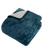 Plaid blu Lyno - 130x170cm
