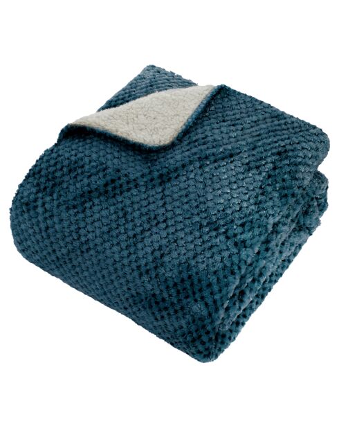 Plaid blu Lyno - 130x170cm