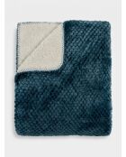 Plaid blu Lyno - 130x170cm